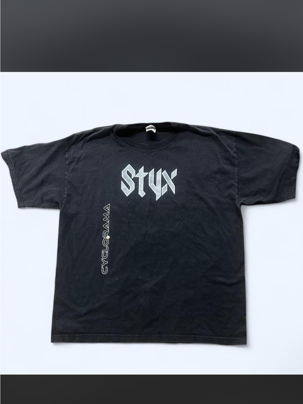 Vintage Black Graphic Band T-Shirt - Cyclorama Print